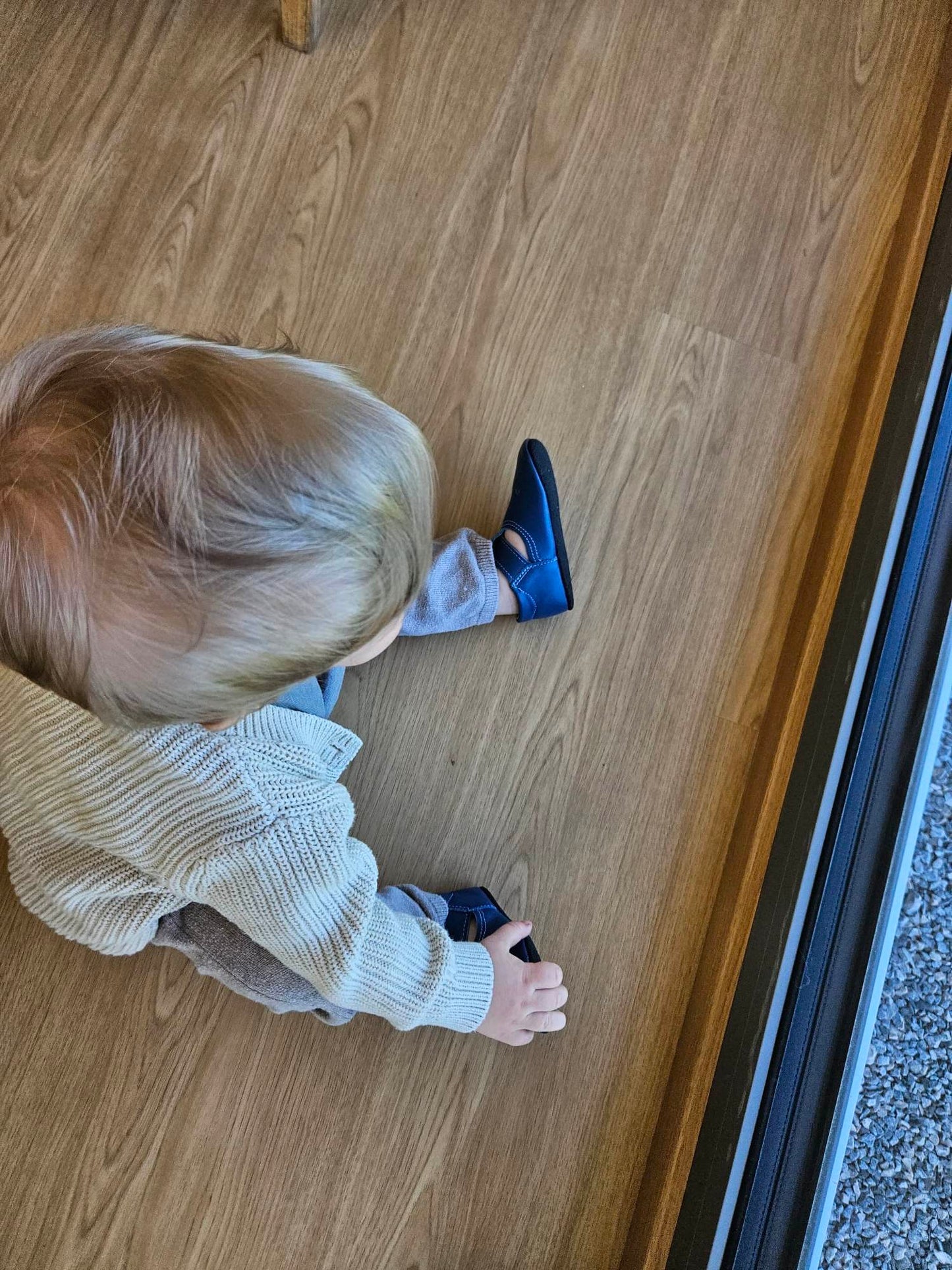 Children's Barefoot Slipper - Blue
