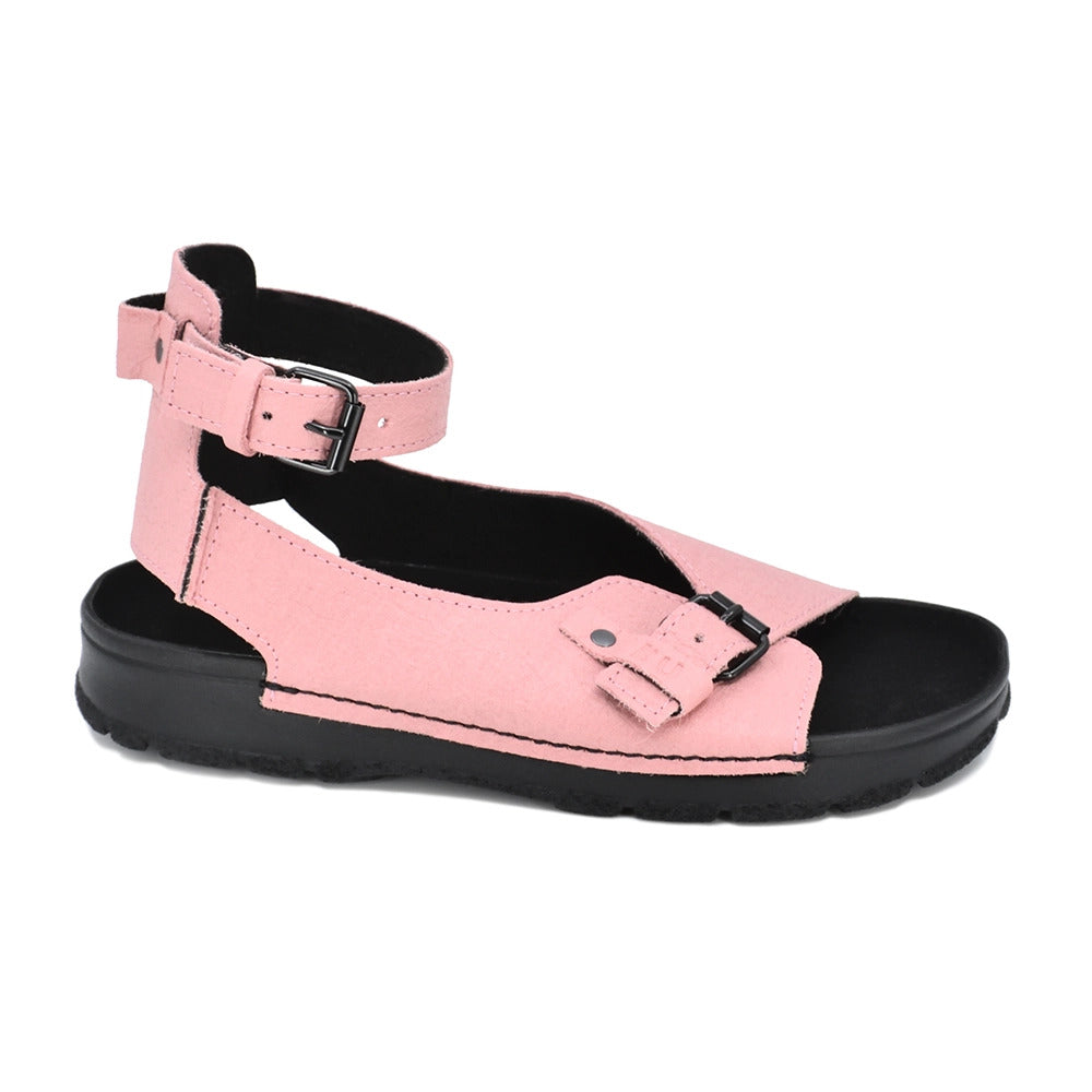 Athens Vegan Sandals – Pink | Handmade from Piñatex®