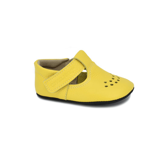 Children's Barefoot Slipper - Bright Yellow