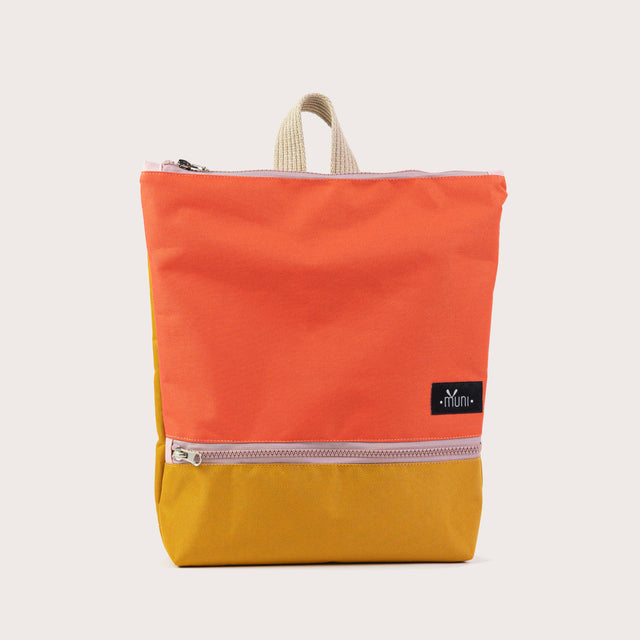 Wasserdichter Kinderrucksack - Orange&amp;Gelb