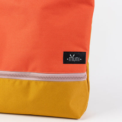 Wasserdichter Kinderrucksack - Orange&amp;Gelb