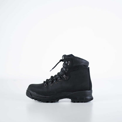 Schwarze Wanderstiefel