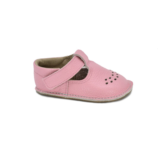 Kids Barefoot Shoes - Pink Leather