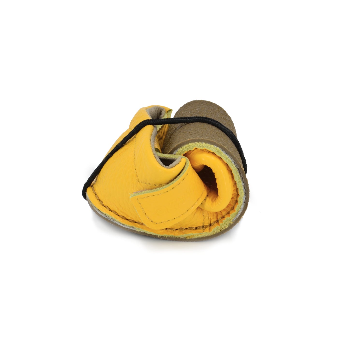 Children's Barefoot Shoes - Yellow Leather