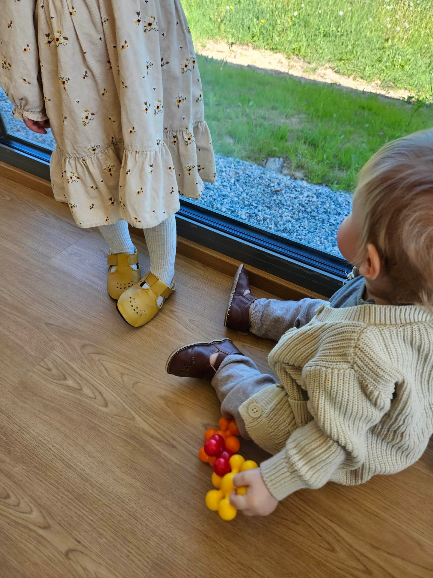 Barfuß-Hausschuhe für Kinder - Gelb