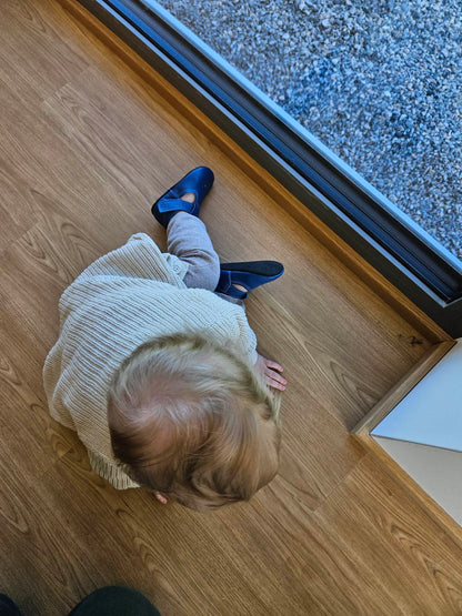 Barfuß-Hausschuhe für Kinder - Blau