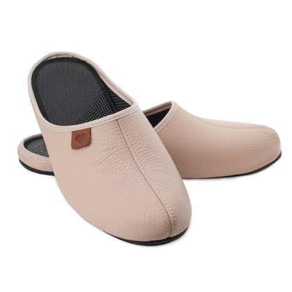 Lederhausschuhe Sänna - Beige