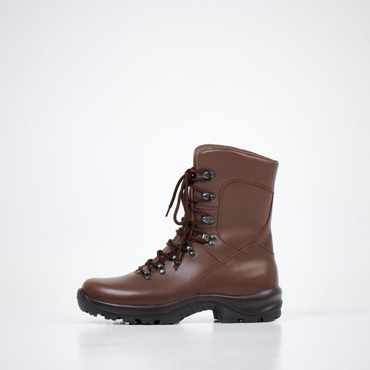 Military Boots Unisex Fit - Dark Brown