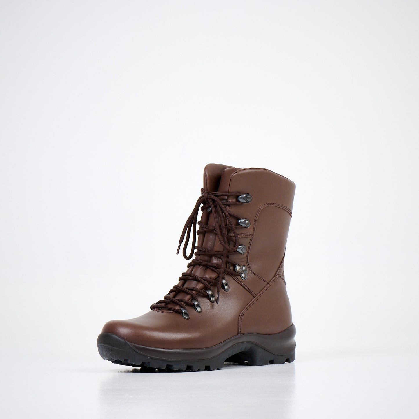 Military Boots Unisex Fit - Dark Brown