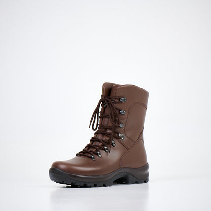 Military Boots Unisex Fit - Dark Brown