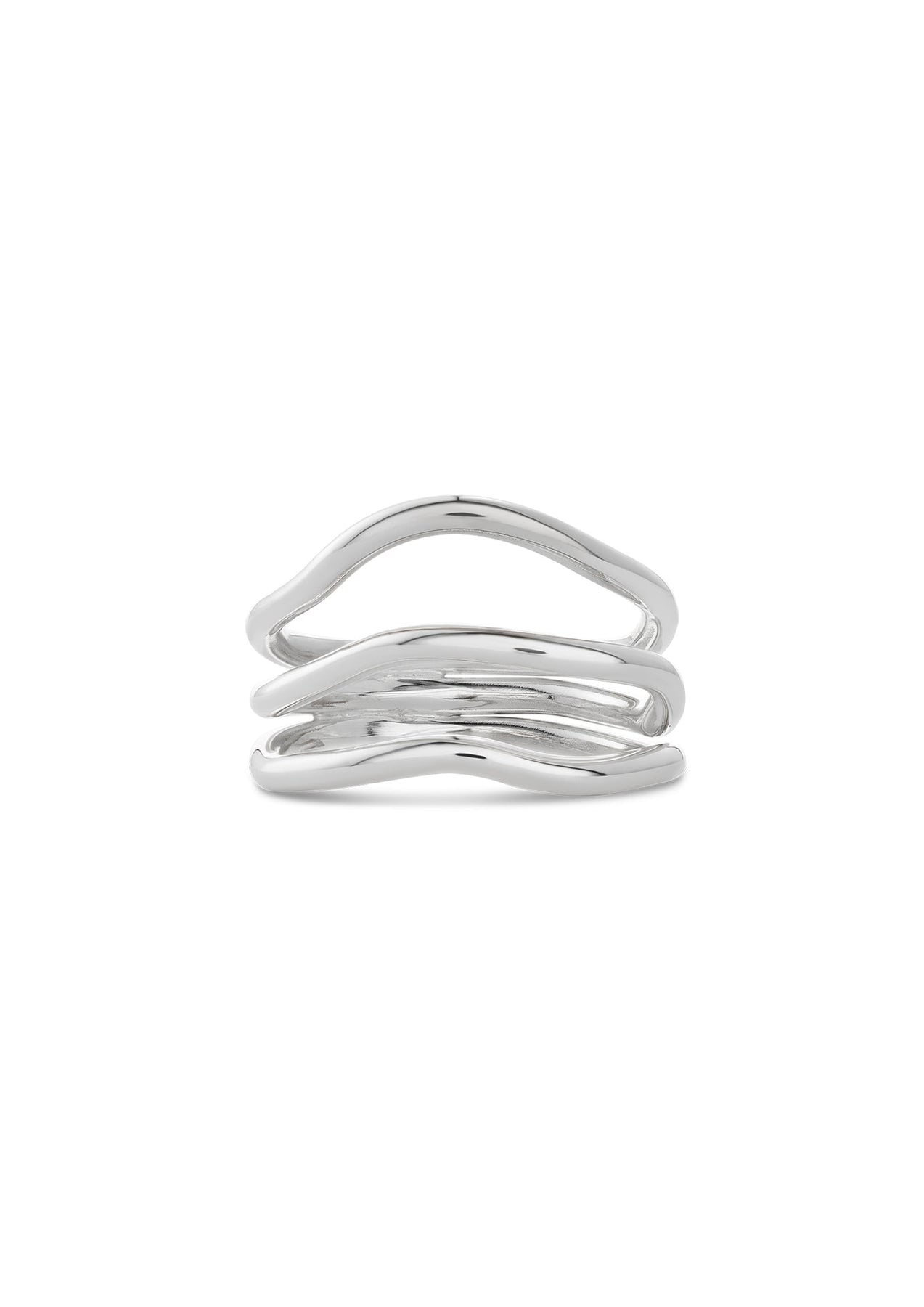 Reef Break Wave Ring - Silber
