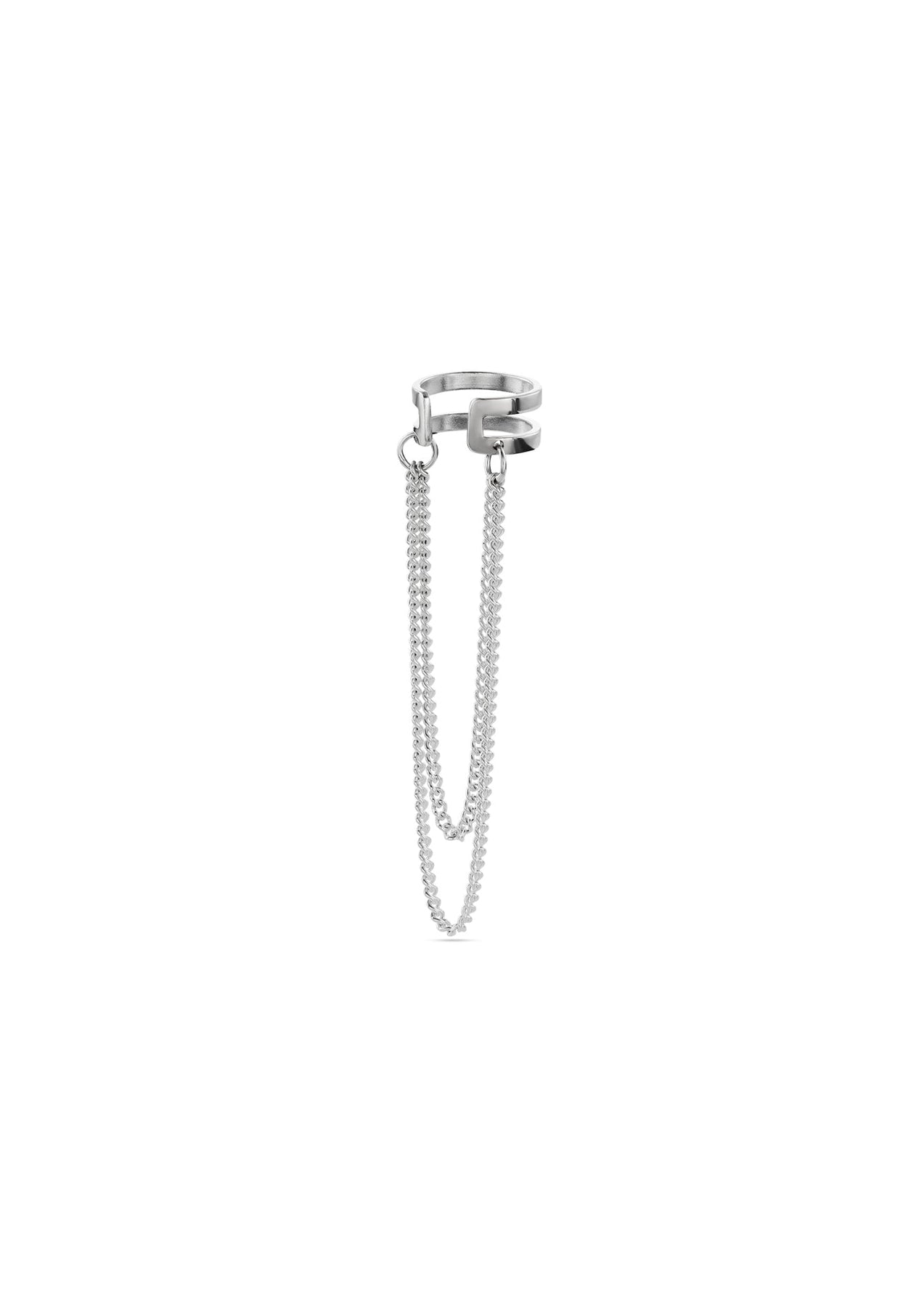 Revolve Ear Cuff - Silber