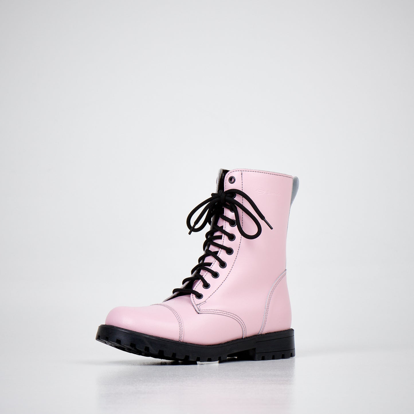 511 Rosa Lederstiefel