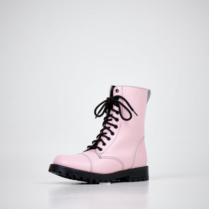 511 Rosa Lederstiefel