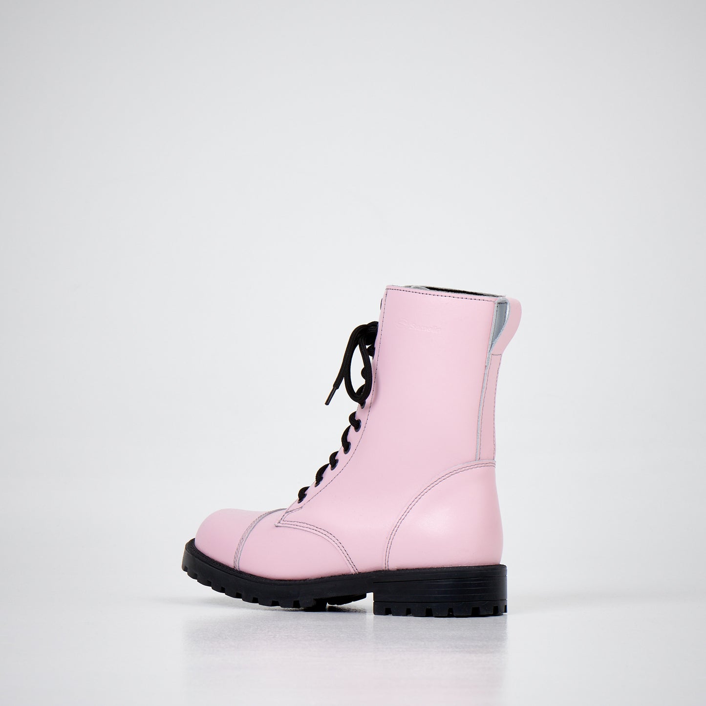 511 Rosa Lederstiefel