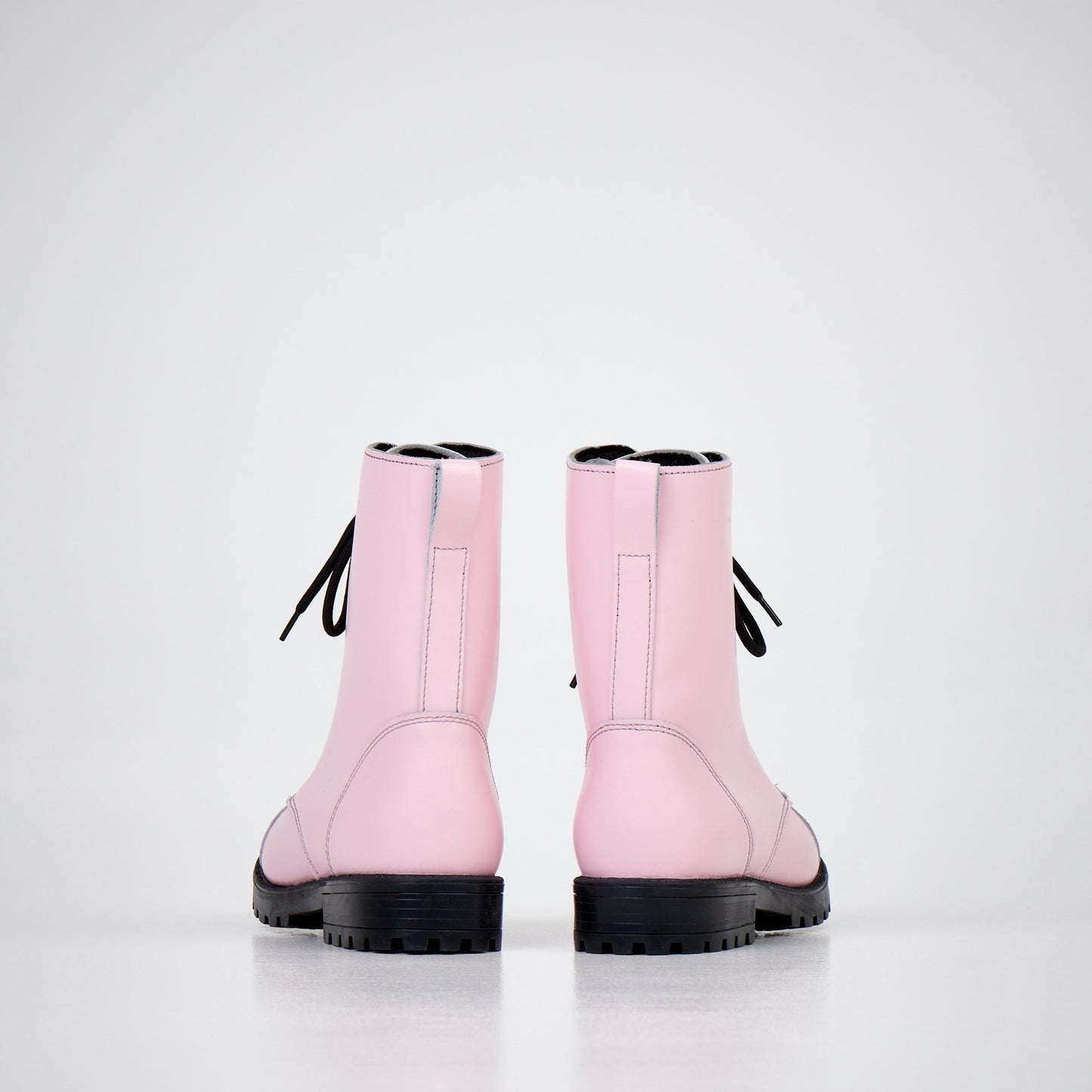 511 Rosa Lederstiefel