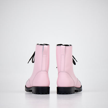 511 Rosa Lederstiefel