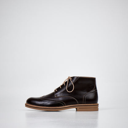Dunkelbraune Stiefeletten 424